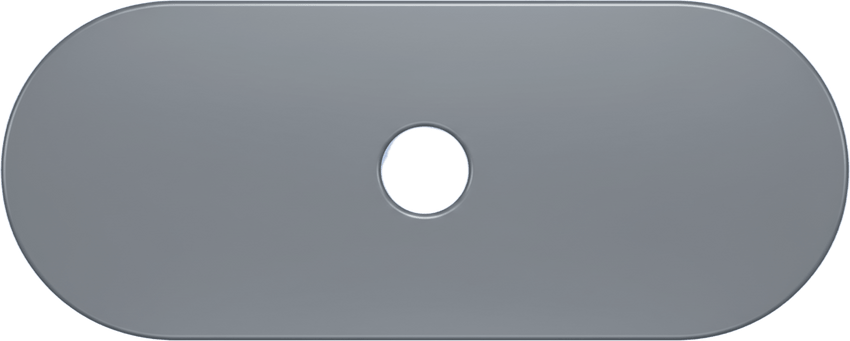 Tapa de Refacción para Cubierta de Torniquetes Hikvision DS-K3G411 / Cubre orificios para montaje de Terminal Facial en caso de NO uso