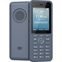 Teléfono IP Wi-Fi Inalámbrico WP836 / Wi-Fi 6 Doble Banda / IP69K Resistente a Exteriores / Batería 3000 mAh / 4 Conferencias / Bluetooth Integrado / USB Tipo C / Compatibilidad con Códec Opus HD