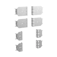 Soportes reductores de marco para marcos o canal de montaje de 100 mm acero color negro
