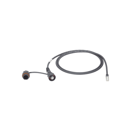Patch Cord Cat6A IndustrialNet, Blindado S/FTP, Con Plug Industrial y Tapa en Un Extremo, 2 Metros (6.56 Pies)