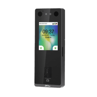 Terminal de Control de Acceso Multi-Biométrico con Intercomunicador de Video / Tecnología de Autenticación Facial de Luz Visible / Autenticación de Huellas en Vidrio / Protección IP65 / Métodos de Autenticaci&oacu