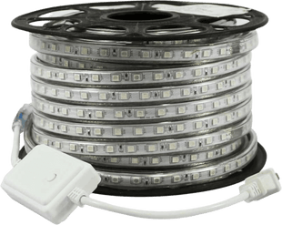 Manguera Luminosa LED RGB / 50 Metros / IP65 / Corte Cada 100 cm / Control Remoto RGB / 300W Máx / Multicolor RGB / Para Interior y Exterior