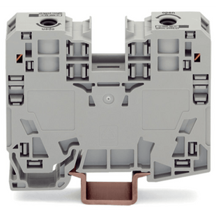 Borna de Paso / 2 Conductores / 35 mm² / POWER CAGE CLAMP / Montaje en Carril DIN 35 x 15 / Poliamida (PA66) / Gris / Tensión 1000 V / Corriente 125 A