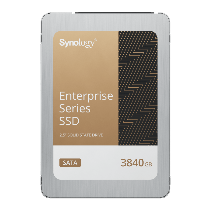 SSD SATA de 2,5" Serie Enterprise |  3840 GB | Alto Rendimiento Estable | Resistencia Empresarial | Protección de Datos Integral | Análisis de Vida Útil | Compatibilidad con Synology DSM | Garantía de 5 Años