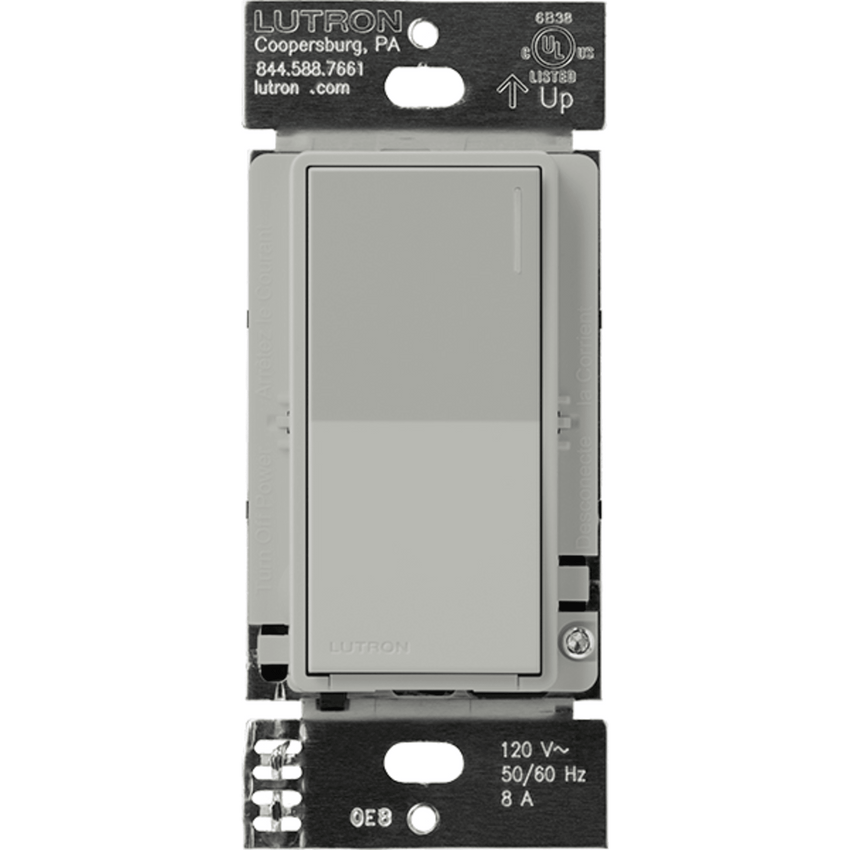 (RadioRa3) Apagador Sunnata color blanco para linea Radio Ra3, 8A de iluminacion, 5.8A Motor