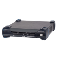 Receptor KVM sobre IP Dual Display 5K DisplayPort | Transmisión sin Pérdidas Cero Latencia | Resolución 5120x2880 @ 30Hz | Dual SFP+ 10Gbps hasta 10 km | Redundancia de Energía y Red | Encriptación AES-256 | Compatibilid