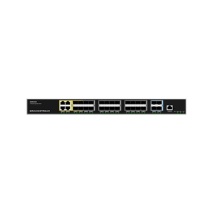 Switch de Agregación Capa 3 / 4 Puertos Gigabit Ethernet / 24 Puertos Gigabit SFP / 4 Puertos 10Gigabit SFP+ / QoS Integrada / Soporte IPv6 e IPv4 / Seguridad Avanzada / Stacking /