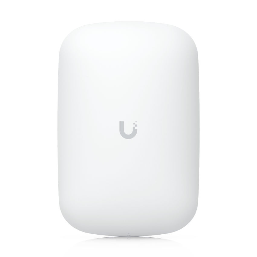 Extensor WiFi 6 UniFi / Hasta 5.3 Gbps Agregados / Doble Banda 2.4 y 5 GHz / MIMO 2x2 y 4x4 con Beamforming / Conexión Directa a Contacto Eléctrico / 300+ Clientes Concurrentes / Gestión UniFi Network / Exclusivo para Equipos UniFi