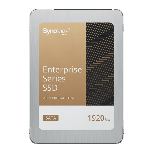 SSD SATA de 2,5" Serie Enterprise | 1920 GB | Alto Rendimiento Estable 50.000 IOPS | Resistencia Empresarial 10.000 TBW | Protección de Datos Integral | Análisis de Vida Útil | Compatibilidad con Synology DSM.