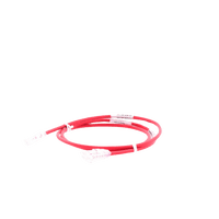 Cable de Parcheo TX6, UTP Cat6, Diámetro Reducido (28AWG), Color Rojo, 0.61 Metros (2 Pies)