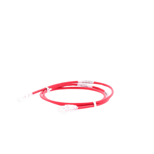 Cable de Parcheo TX6, UTP Cat6, Diámetro Reducido (28AWG), Color Rojo, 0.61 Metros (2 Pies)