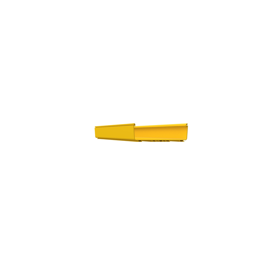 Canaleta FiberRunner™ 12X4, de PVC Rígido, Color Amarillo, 3 m. de Largo