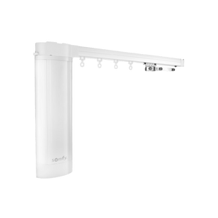 Kit para convertir, automatizar y controlar sus cortinas tradicionales (riel 4.8m, 65 kilos), motor inteligente. Integre con Alexa y control remoto desde su App.