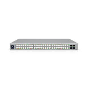 Enterprise Campus 48 PoE, Switch Empresarial Etherlighting™ PoE+++ Capa 3 de 48 Puertos (32 x 10 GbE y 16 x 2.5 GbE) y 4 Puertos SFP28 de 25 G de Alta Disponibilidad