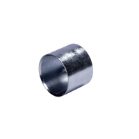 Cople de 1" ( 25.4 mm) para Tubo Pared Gruesa (IMC) /Galvanizado / Etiqueta Amarilla.