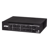 Switch HDMI de Presentación 4x2 True 4K / Multi View / 4 HDMI Entradas / 2 HDMI Salidas / Escalador 4K Integrado / Control RS-232, IR, Telnet, Web GUI / Montaje en Rack / Modo de Espera para Ahorro de Energía