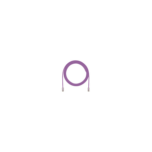 Cable de Parcheo UTP, Cat6A, Diámetro Reducido (28 AWG), CM/LSZH, Color Violeta, 20.3 cm (8 Pulgadas)
