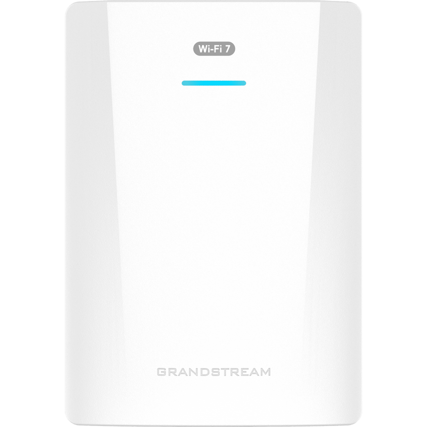 Punto de Acceso Wi-Fi 7 para Pared / GWN7670WM / MIMO 2x2:2 DL-UL OFDMA / Modulación 4096 QAM / 2.5G Ethernet PoE+ / Hasta 256 Clientes / QoS Avanzado / Cobertura 175 mts / Gestión Integrada y en la Nube