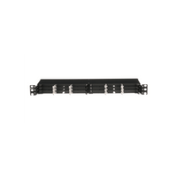 Panel de Distribución de Fibra Óptica, Acepta 18 Cassettes HD Flex™ en 4 Espacios, Hasta 144 Fibras, 1 UR