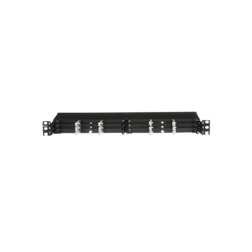Panel de Distribución de Fibra Óptica, Acepta 18 Cassettes HD Flex™ en 4 Espacios, Hasta 144 Fibras, 1 UR