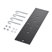 Accesorio de Soporte Final Para Escalerilla de 15 in de Ancho, de Acero, Color Negro