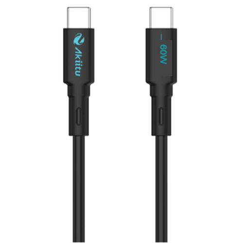 Cable de Carga USB-C a C / Magn�tico / Fast-Charging / Potencia 60W / Velocidad Transferencia 480 Mbps / Material Silicona No T�xica / Conector Aluminio Anodizado
