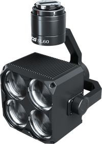Estrobo Multi-color compatible con Drones DJI M350/M400, 90W Máximo, Luz Estroboscópica Multi-color, 4 Colores RGBY