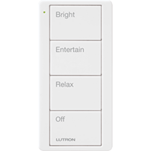 Control remoto inalambrico PICO, con escenas predefinidas para espacio en sala..