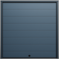 Puerta D / Garage D / Alta Calidad / Linea Central / Color GRIS /  acabdo DELUXE / 18X7 pies / AISLADA / Estilo Americana.