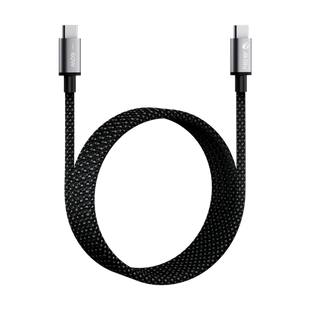 Cable de Carga USB-C a C 1.5 Metros (4.92 Pies) / Tecnolog�a GaN (Nitruro de Galio / Fast-Charging / Potencia 60W / Velocidad Transferencia 480 Mbps / Material Nylon / Conector Aluminio Anodizado