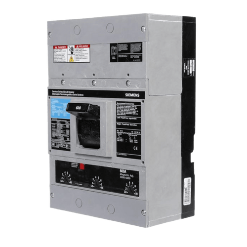 Interruptor Termomagnético 600V 3X600A, Sin zapatas principales.