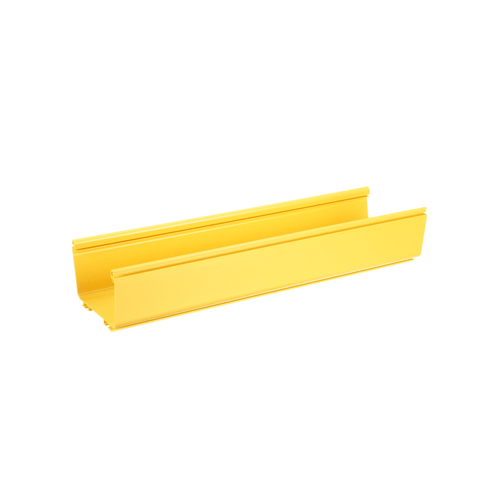 Canaleta FiberRunner™ 6X4, de PVC Rígido, Color Amarillo, 3 m de Largo