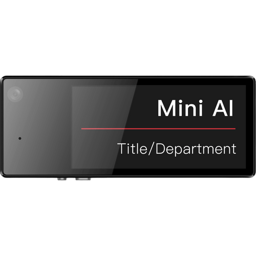 Body Camera en placa de identificación / Grabación 1600 * 1200p / Pantalla de tinta 2.13 in / Memoria Interna 64GB / Wi-Fi