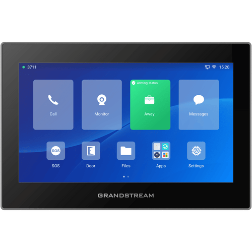 Estación de Intercomunicación SIP con Wi-Fi 6, Bluetooth y Control Total para Agendamiento de Salas y Edificios Inteligentes (Color Negro)