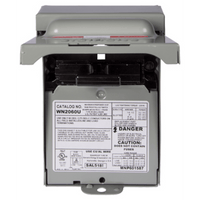 Interruptor de seguridad 2x60Amp. Nema 3R, Sin Portafusible