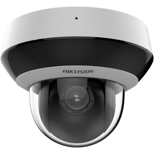 Mini Domo PTZ IP 6 Megapixel / 4X Zoom / Micrófono y Bocina Integrada / ACUSENSE / H.265+ / 20 mts IR EXIR / WDR / PoE / IK10 / IP66 / DarkFighter /  / Micro SD