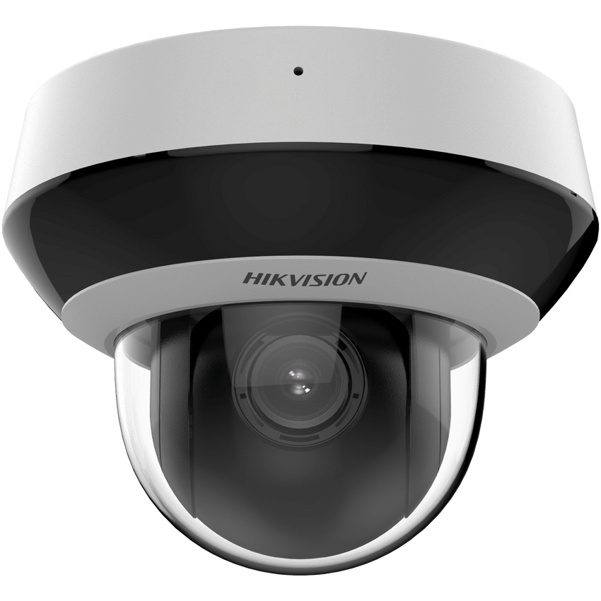 Mini Domo PTZ IP 6 Megapixel / 4X Zoom / Micrófono y Bocina Integrada / ACUSENSE / H.265+ / 20 mts IR EXIR / WDR / PoE / IK10 / IP66 / DarkFighter /  / Micro SD