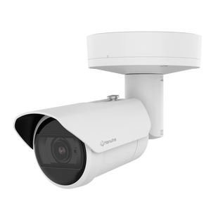 Cámara Bullet AI 5MP IR / Doble NPU para Inteligencia Artificial / Zoom Motorizado 3.3-9.3mm (2.8x) / extremeWDR 120dB / WiseIR 50m / IP67 IK10 / Análisis Avanzado de Personas y Vehículos / Seguridad FIPS 140-3 Nivel 3