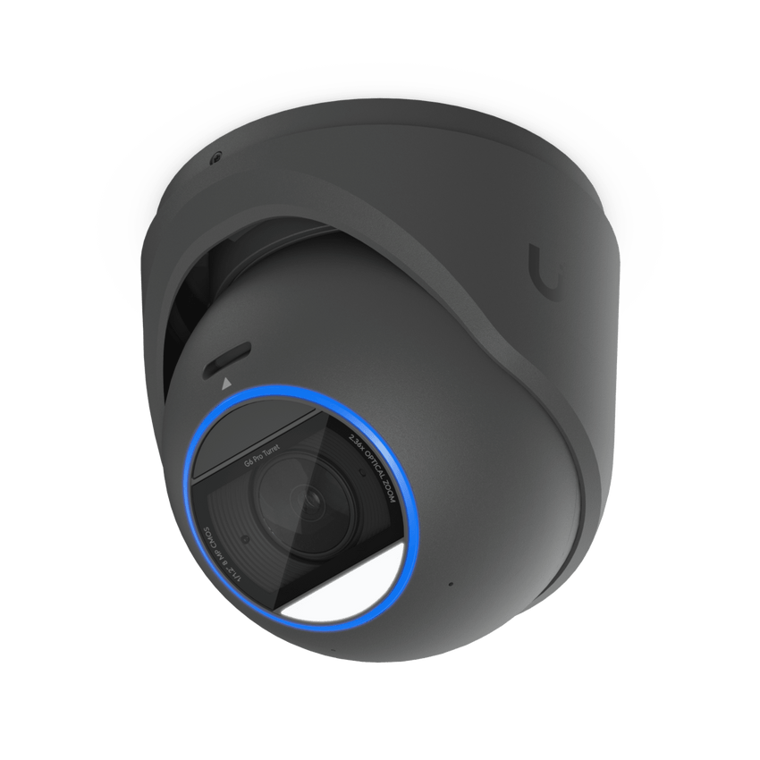 UniFi Protect G6 Pro Turret – Cámara 4K PoE+ Antimanipulación y Todo Clima con Motor de IA Multi-TOPS, Zoom Óptico 2.36× y Sensor CMOS 1/1.2