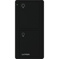 Control remoto PICO 2 botones encender/apagar, color negro, complemente con un switch on/off, Caseta, RA2, RadioRa2