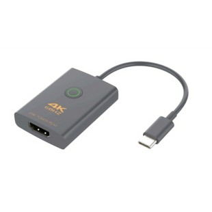 Adaptador USB-C a HDMI con Seguridad de Un Clic | Resolución 4K Ultra HD 60Hz | HDMI 2.0b 18 Gbps | DP 1.2a | Silenciamiento de Video Instantáneo | Protección ESD ±8kV | Audio 7.1 Canales | Compatibilidad Universal