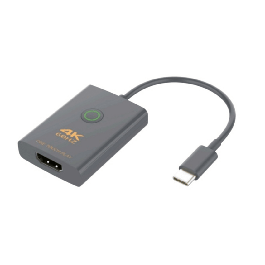 Adaptador USB-C a HDMI con Seguridad de Un Clic | Resolución 4K Ultra HD 60Hz | HDMI 2.0b 18 Gbps | DP 1.2a | Silenciamiento de Video Instantáneo | Protección ESD ±8kV | Audio 7.1 Canales | Compatibilidad Universal
