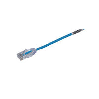 Cable de Parcheo TX6, UTP Cat6, Diámetro Reducido (28AWG), Color Azul, 100 ft