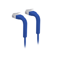UniFi Patch Cable Cat6 Ultradelgado GbE con Botas Flexibles, Color Azul, 1 m