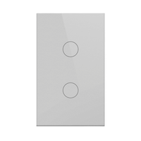 (ZigBee) Apagador switch inalámbrico ZigBee . Cable Neutro Opcional, control de 2 regresos de carga, 110V
