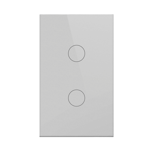 (ZigBee) Apagador switch inalámbrico ZigBee . Cable Neutro Opcional, control de 2 regresos de carga, 110V