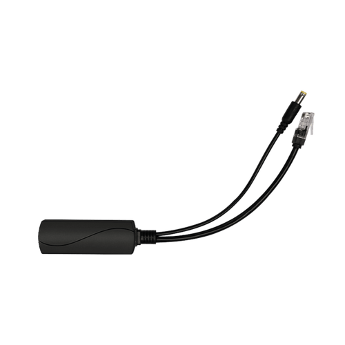 Splitter PoE / IEEE 802.3af/at / 30W / Puerto Gigabit / Salida DC 12V 2A / Indicadores LED / 95x26x20 mm (3.74x1.02x0.79 in)