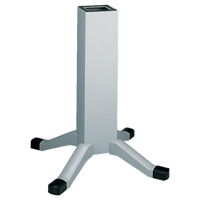 Pedestal de Acero con Patas para Gabinete HMI / 914 x 102 x 102 mm / Acero Suave / Pintura en Polvo Gris ANSI 61 / Altura Ergonómica 914 mm (36 in)