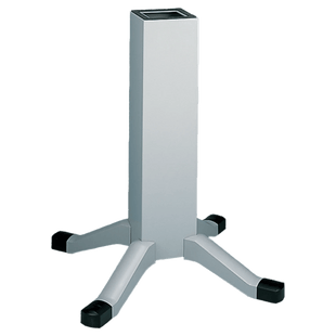 Pedestal de Acero con Patas para Gabinete HMI / 914 x 102 x 102 mm / Acero Suave / Pintura en Polvo Gris ANSI 61 / Altura Ergonómica 914 mm (36 in)