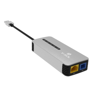 ONU Dual GPON/EPON USB Portátil / 1 puerto RJ45 2.5Gbps / 1 puerto USB tipo C